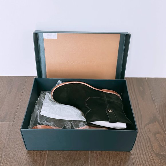 Cole Haan Zillie Hidden Wedge Western Ankle Boots - Picture 4 of 6